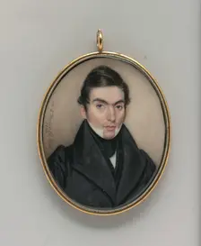 Portrait of a Gentleman, 1834. Creator: Moses B Russell