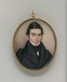 Portrait of a Gentleman, 1834. Creator: Moses B Russell