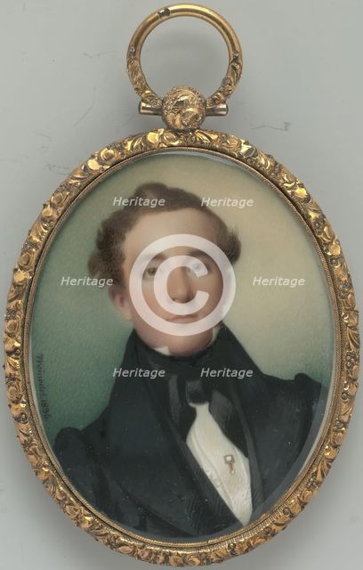 Portrait of a Gentleman, 1836. Creator: Carl Weinedel.
