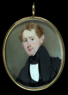 Portrait of a Gentleman, 1838. Creator: George W. Newcombe