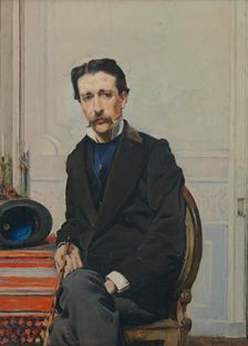 Portrait of a gentleman, 19th century. Creator: Emilio Sala