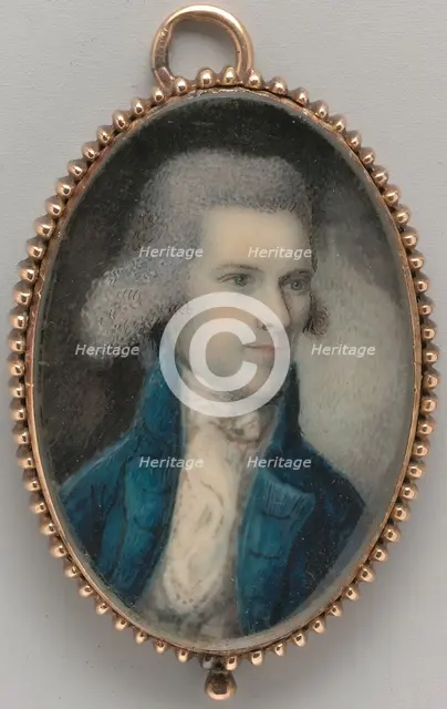 Portrait of a Gentleman, ca. 1785. Creator: Nathaniel Hancock.