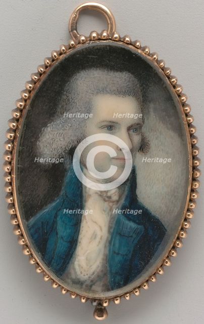 Portrait of a Gentleman, ca. 1785. Creator: Nathaniel Hancock.