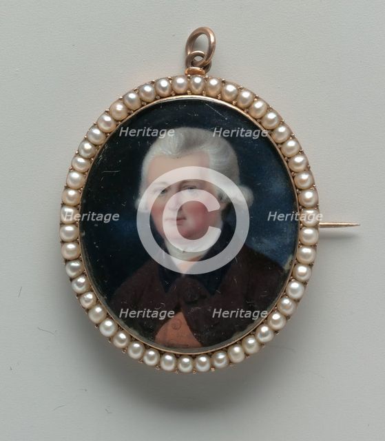 Portrait of a Gentleman, ca. 1795. Creator: William Russell Birch.