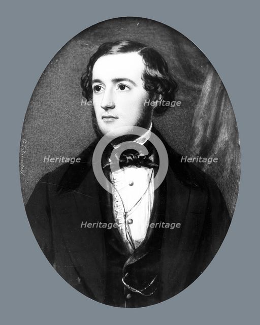 Portrait of a Gentleman, ca. 1845-1850. Creator: George Lethbridge Saunders.