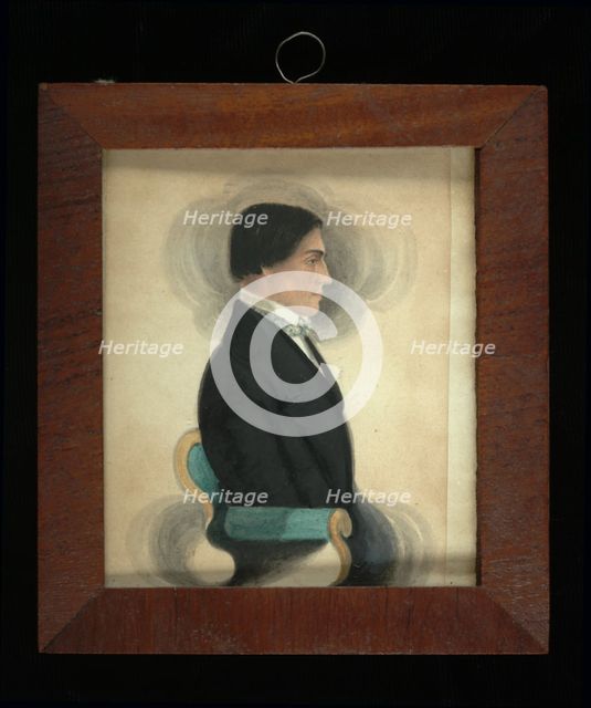 Portrait of a Gentleman, ca. 1850. Creator: James Sanford Ellsworth.