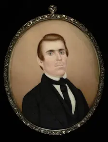 Portrait of a Gentleman, ca. 1850. Creator: Unknown