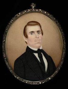Portrait of a Gentleman, ca. 1850. Creator: Unknown