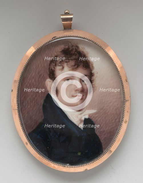 Portrait of a Gentleman, ca. 1815. Creator: Joseph Wood (1778-1830).