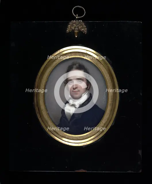 Portrait of a Gentleman, ca. 1825. Creator: Fitz Hugh Lane.