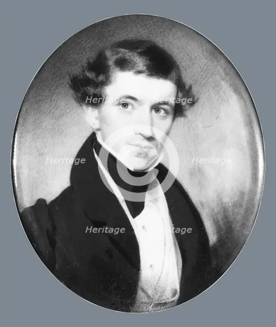 Portrait of a Gentleman, ca. 1830-33. Creator: Henry Inman.
