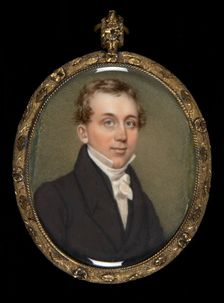 Portrait of a Gentleman, ca. 1830. Creator: Nathaniel Rogers