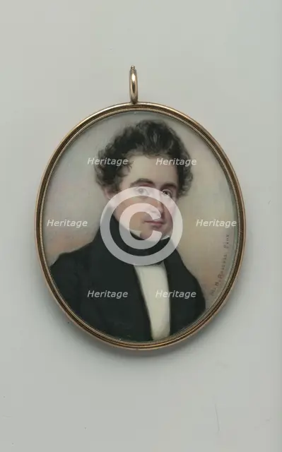 Portrait of a Gentleman, ca. 1834. Creator: Moses B Russell.