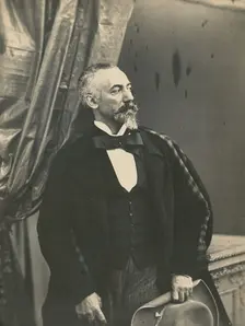 Portrait of a Gentleman, about 1850-1855. Creators: Achille Deveria, Théodule Deveria
