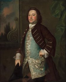 Portrait of a Gentleman, c. 1760. Creator: Joseph Blackburn