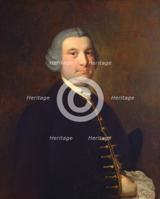 Portrait of a Gentleman, c. 1760. Creator: Joseph Wright of Derby.