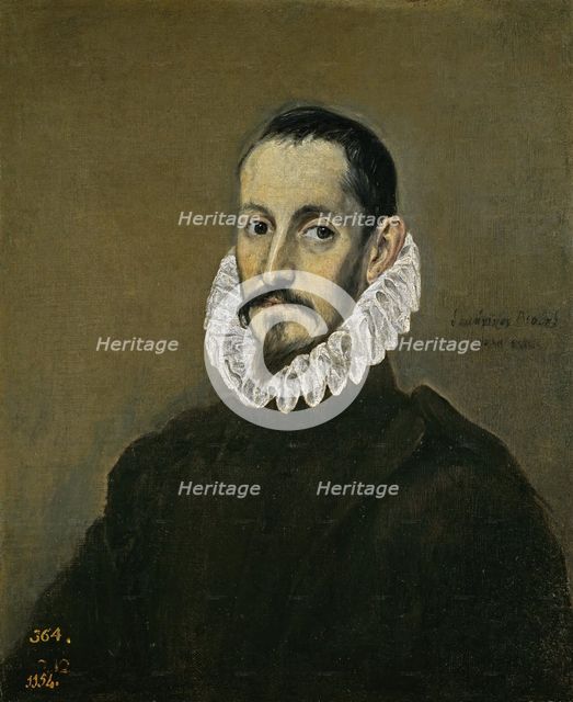 Portrait of a gentleman, c1586. Creator: El Greco.