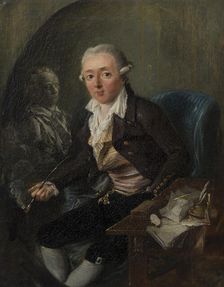 Portrait of a Gentleman, c18th century. Creator: Elias Martin