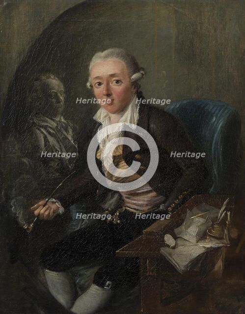 Portrait of a Gentleman, c18th century. Creator: Elias Martin.