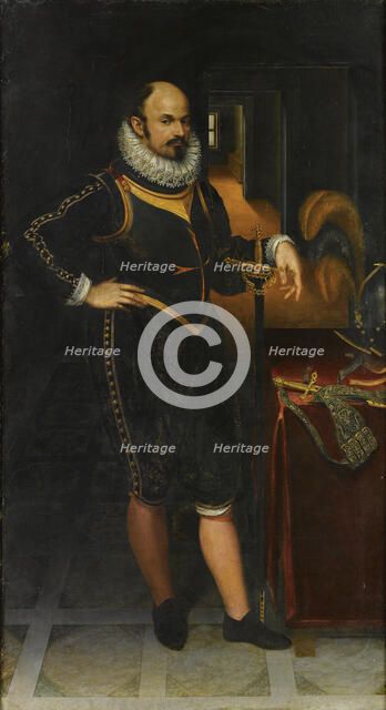 Portrait of a Gentleman in Armor, 1581.