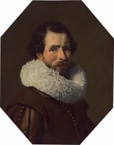 Portrait of a Gentleman Wearing a Fancy Ruff, 1627. Creator: Thomas de Keyser
