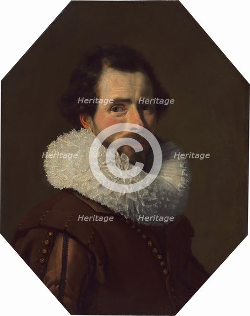 Portrait of a Gentleman Wearing a Fancy Ruff, 1627. Creator: Thomas de Keyser.