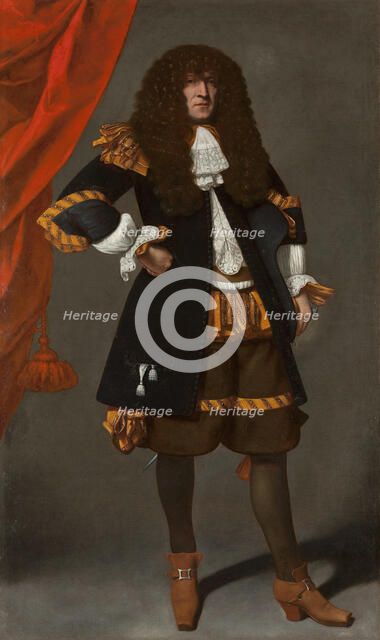 Portrait of a gentleman with a wig. Creator: Ceresa, Carlo (1609-1679).