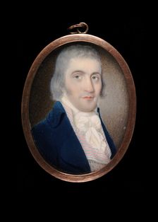 Portrait of a Gentleman with Initials C. B., ca. 1795. Creator: Unknown