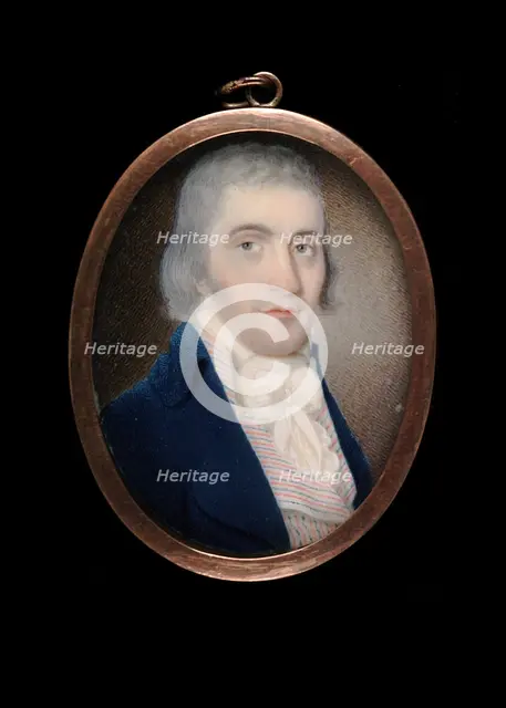Portrait of a Gentleman with Initials C. B., ca. 1795. Creator: Unknown.