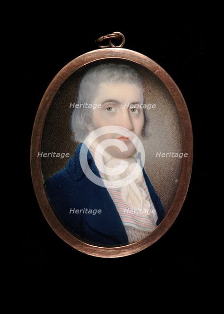 Portrait of a Gentleman with Initials C. B., ca. 1795. Creator: Unknown.