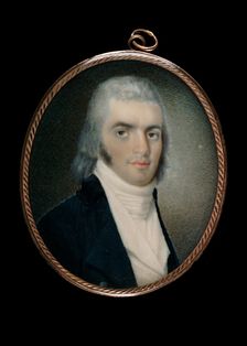 Portrait of a Gentleman with Initials H. D. C., ca. 1795. Creator: Unknown