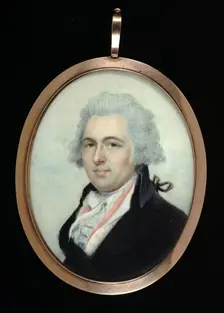 Portrait of a Gentleman with Initials J. B., ca. 1795. Creator: Benjamin Trott