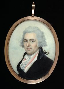Portrait of a Gentleman with Initials J. B., ca. 1795. Creator: Benjamin Trott