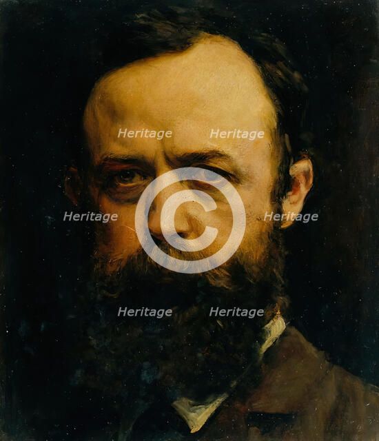 Portrait of a gentleman, undated. (c1900s) Creator: Max Klinger.