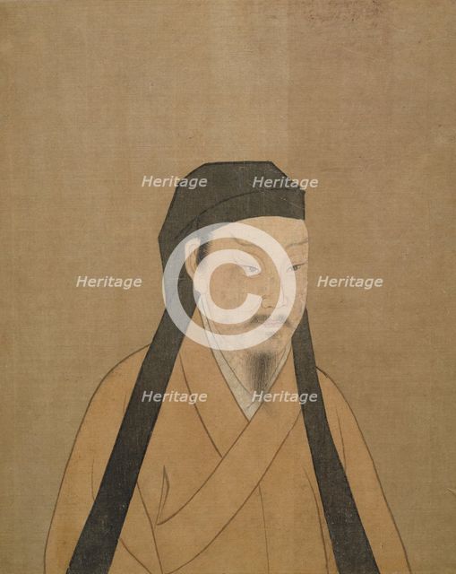 Portrait of a Gentleman, Yuan dynasty (1260-1368) or Ming dynasty (1368-1644). Creator: Unknown.