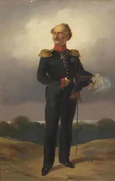 Portrait of a General, 1841. Creator: Bogdan Willewalde