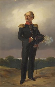 Portrait of a General, 1841. Creator: Bogdan Willewalde