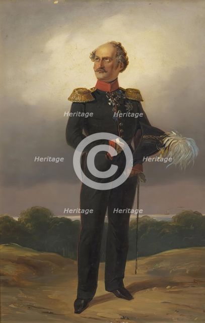 Portrait of a General, 1841. Creator: Bogdan Willewalde.