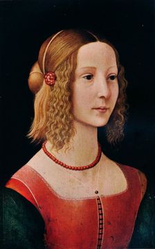 Portrait of a Girl 1490 (1930). Artist: Workshop of Domenico Ghirlandaio