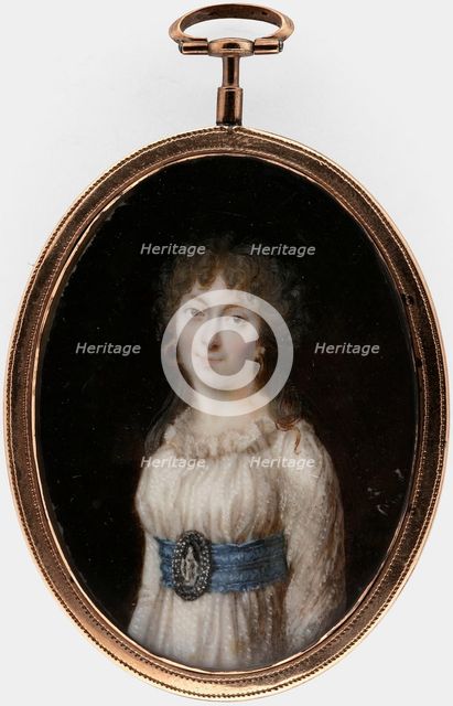 Portrait of a girl, 1700-1800. Creator: Unknown.