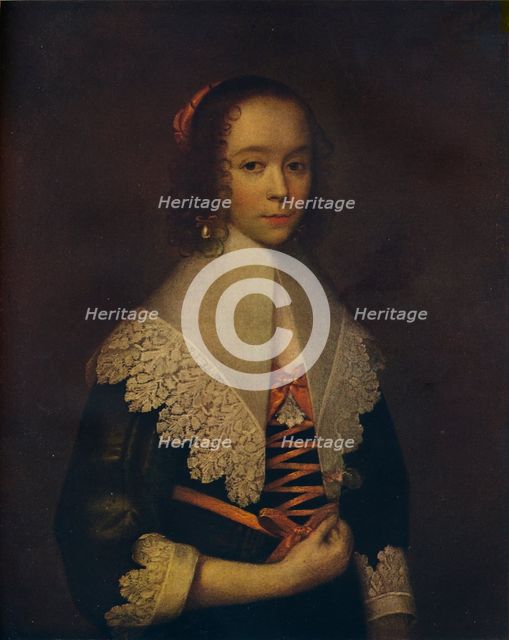 Portrait of a Girl, 17th century, (1916). Artist: Cornelis Janssens van Ceulen
