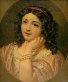 Portrait of a Girl, 1850-1860. Creator: Unknown