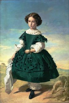 Portrait of a girl, 1852. Creator: Valeriano Domínguez Bécquer