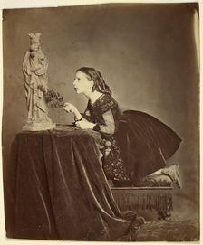 Portrait of a Girl, 1858-1881. Creator: Antoine-Samuel Adam-Salomon