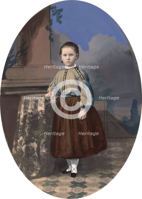 Portrait of a Girl, 1860s. Creator: Unknown.