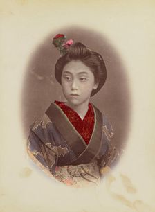 Portrait of a Girl, 1870s-1890s. Creator: Baron Raimund von Stillfried