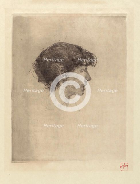 Portrait of a Girl, 1880-1890. Creator: Robert Frederick Blum.