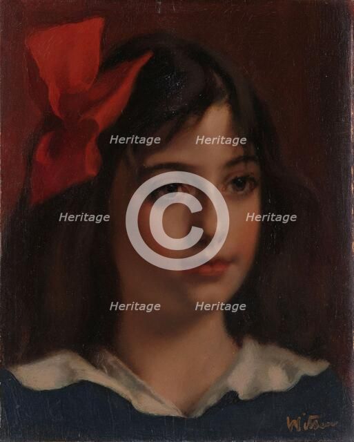 Portrait of a girl, 1885-1922.  Creator: Willem Witsen.