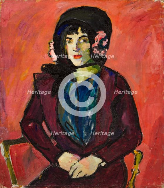 Portrait of a Girl, 1909-1914. Creator: Henry Lyman Saÿen.