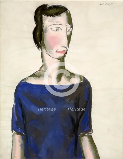 Portrait of a Girl, 1923. Creator: Alfred Henry Maurer.